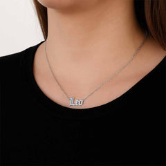 Sternzeichen-Namens-Silberkette