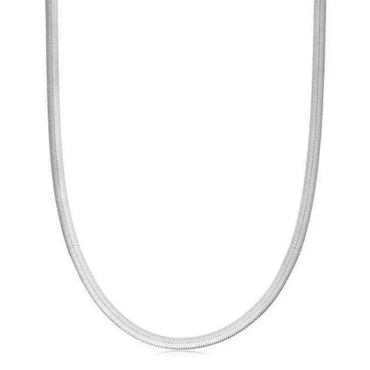 Juliana Silberne Schlangenhalskette