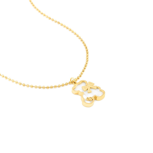 Halskette mit Teddy-Schleife