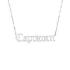 Sternzeichen-Namens-Silberkette