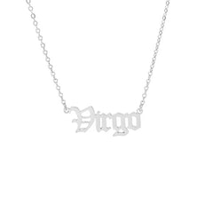 Sternzeichen-Namens-Silberkette