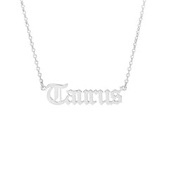 Sternzeichen-Namens-Silberkette