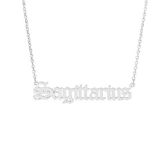 Sternzeichen-Namens-Silberkette