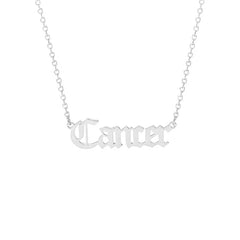 Sternzeichen-Namens-Silberkette