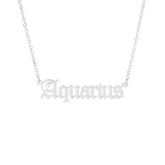 Sternzeichen-Namens-Silberkette