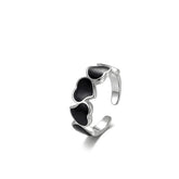 Prsten Black Hearts