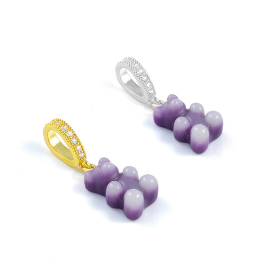 Limitierte Auflage: Lila Teddybär-Anhänger