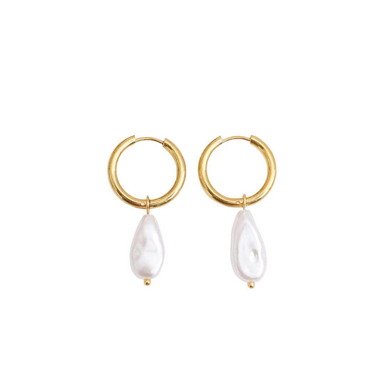 Boskovice Perlenohrring - Gold