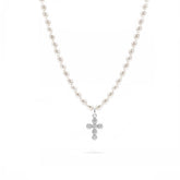 Cross Zircon Náhrdelník