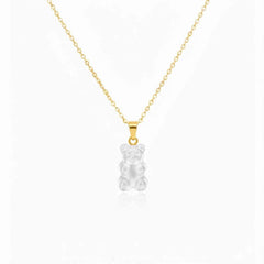 Chirurgická ocelový medvídek náhrdelník