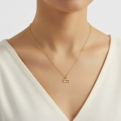 Sternzeichen-Symbol-Goldkette