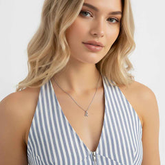 Sternzeichen-Symbol Silber Halskette