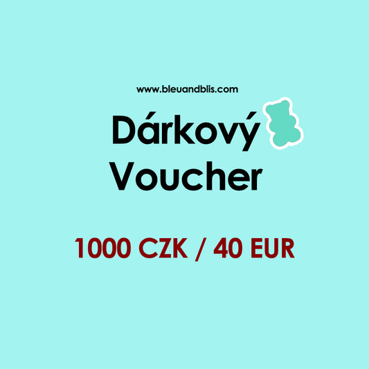 Voucher v hodnotě 1000 Kč / 40 €