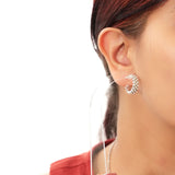 Pearly hoops Earring