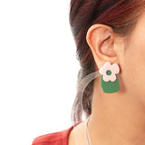 Split Flower Earring