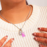 Limited Edition Purple Teddy Necklace