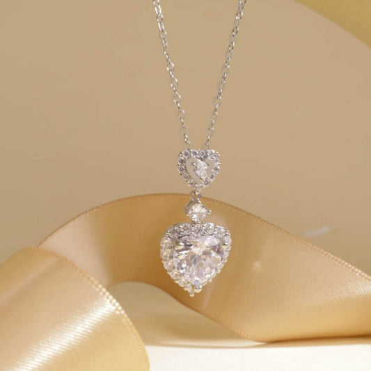 Irka Heart Necklace Silver