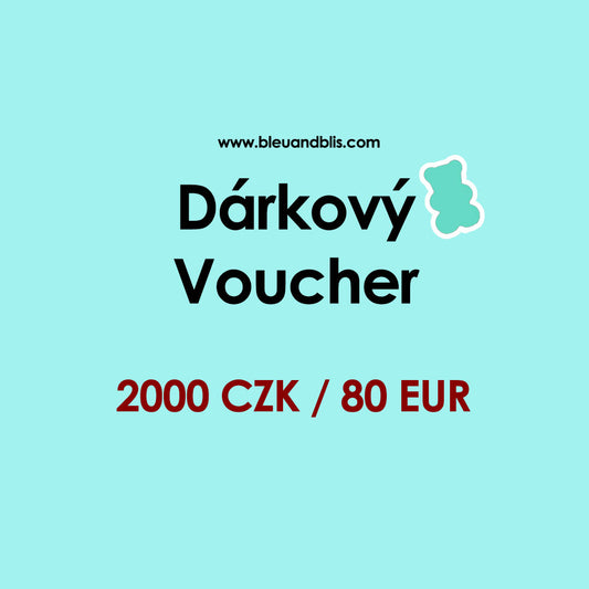 Voucher v hodnotě 2000 Kč / 80 €