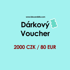 Voucher v hodnotě 2000 Kč / 80 €