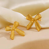 Axim Bow Earring Gold