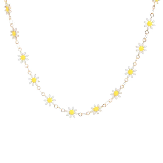 Daisy Flower Necklace