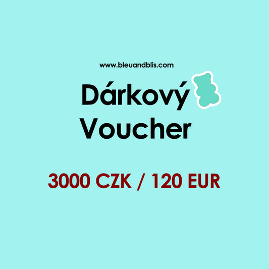Voucher v hodnotě 3000 Kč / 120 €