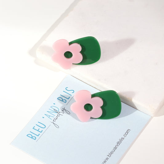 Split Flower Earring