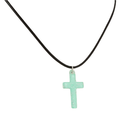 Elsa Cross Rope Necklace