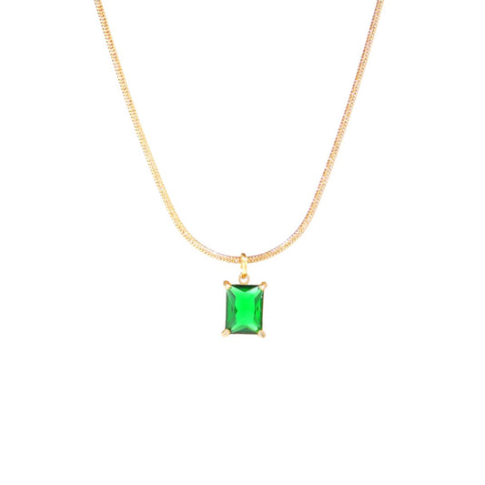 Electra Green Necklace