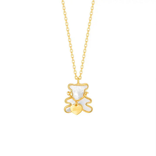 Teddy Love Gold Necklace