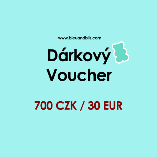 Voucher v hodnotě 700 Kč / 30 €