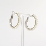 Silver Pearls Earring