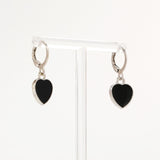 Black Hearts Earrings