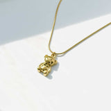 Sitting Teddy Necklace