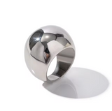 Mars Chunky Ring Silver