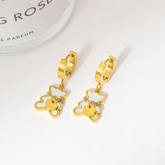 Teddy Love Gold Earring