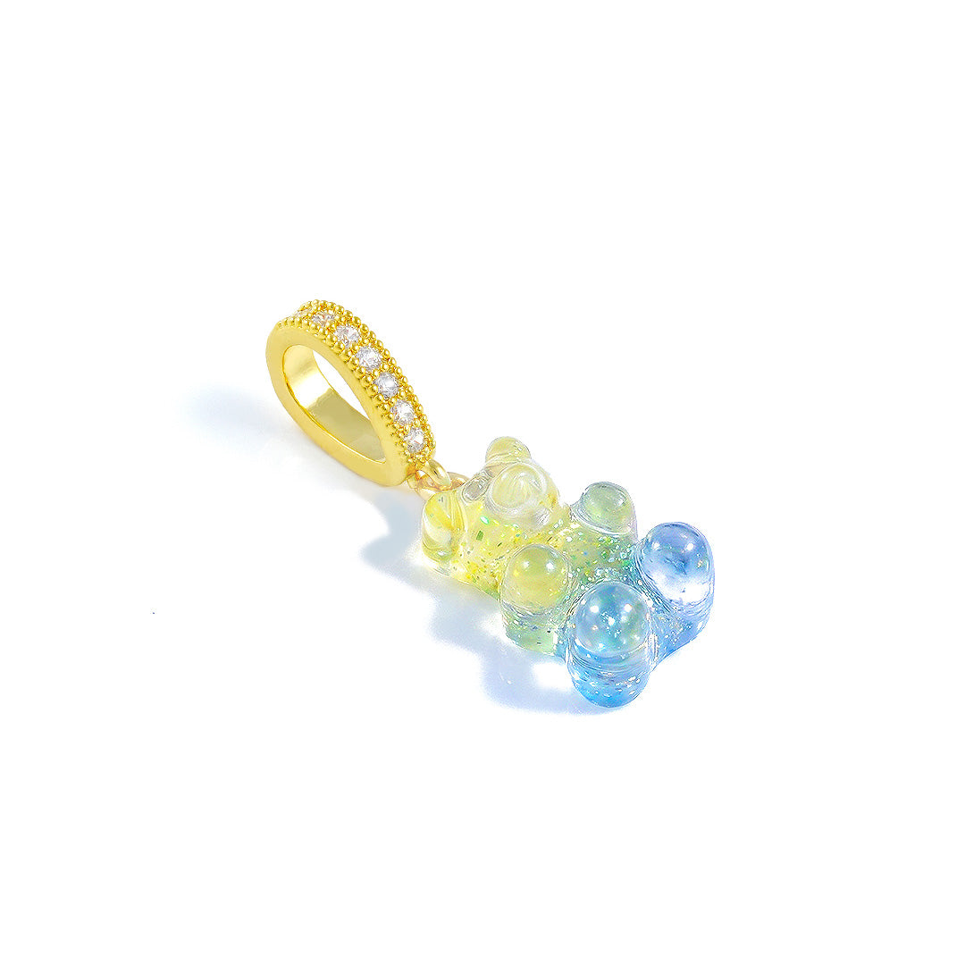 Limited Edition Přívěsku modro-žlutý medvídek