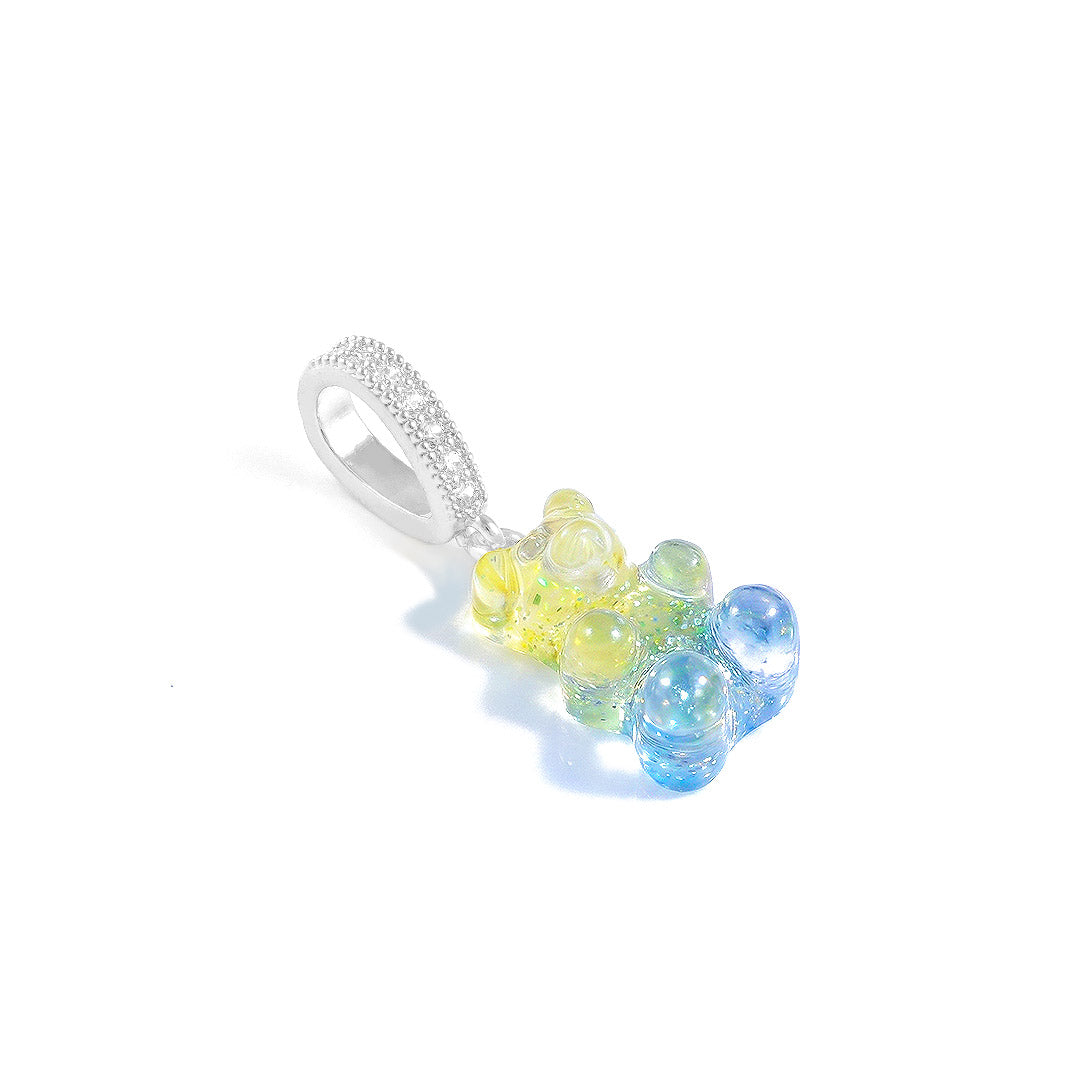 Limited Edition Přívěsku modro-žlutý medvídek