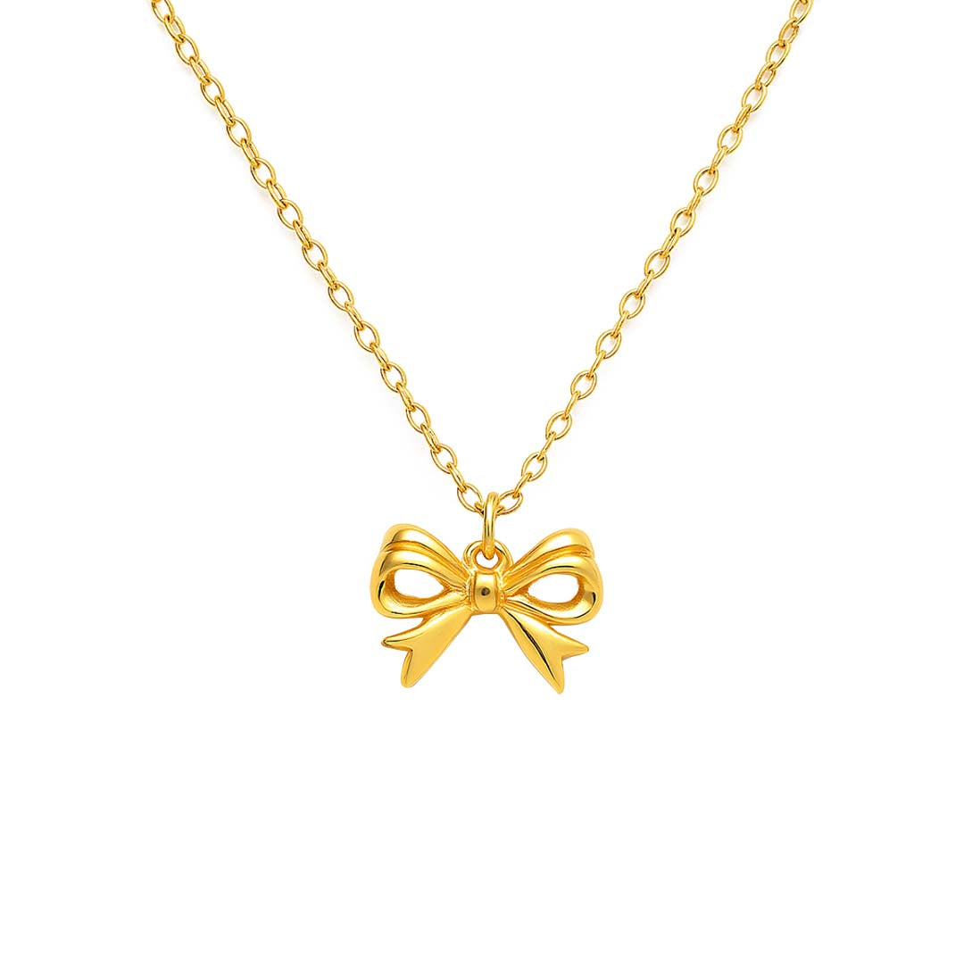 Nela Schleife Halskette Gold