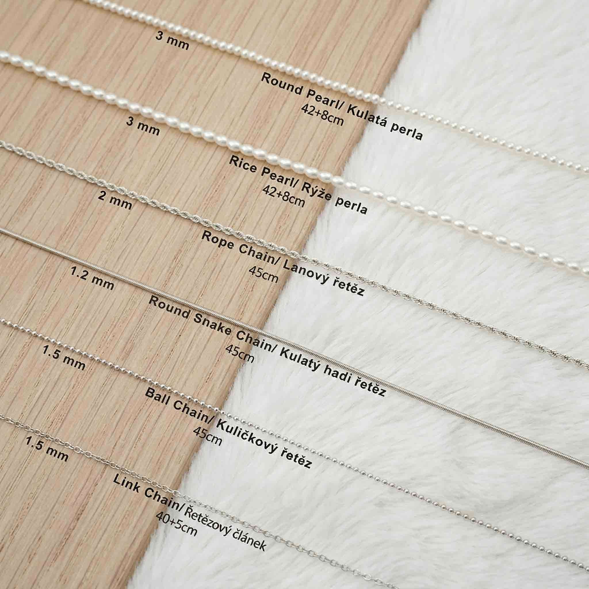 Vlastní DIY stříbrný Medvídek Náhrdelník