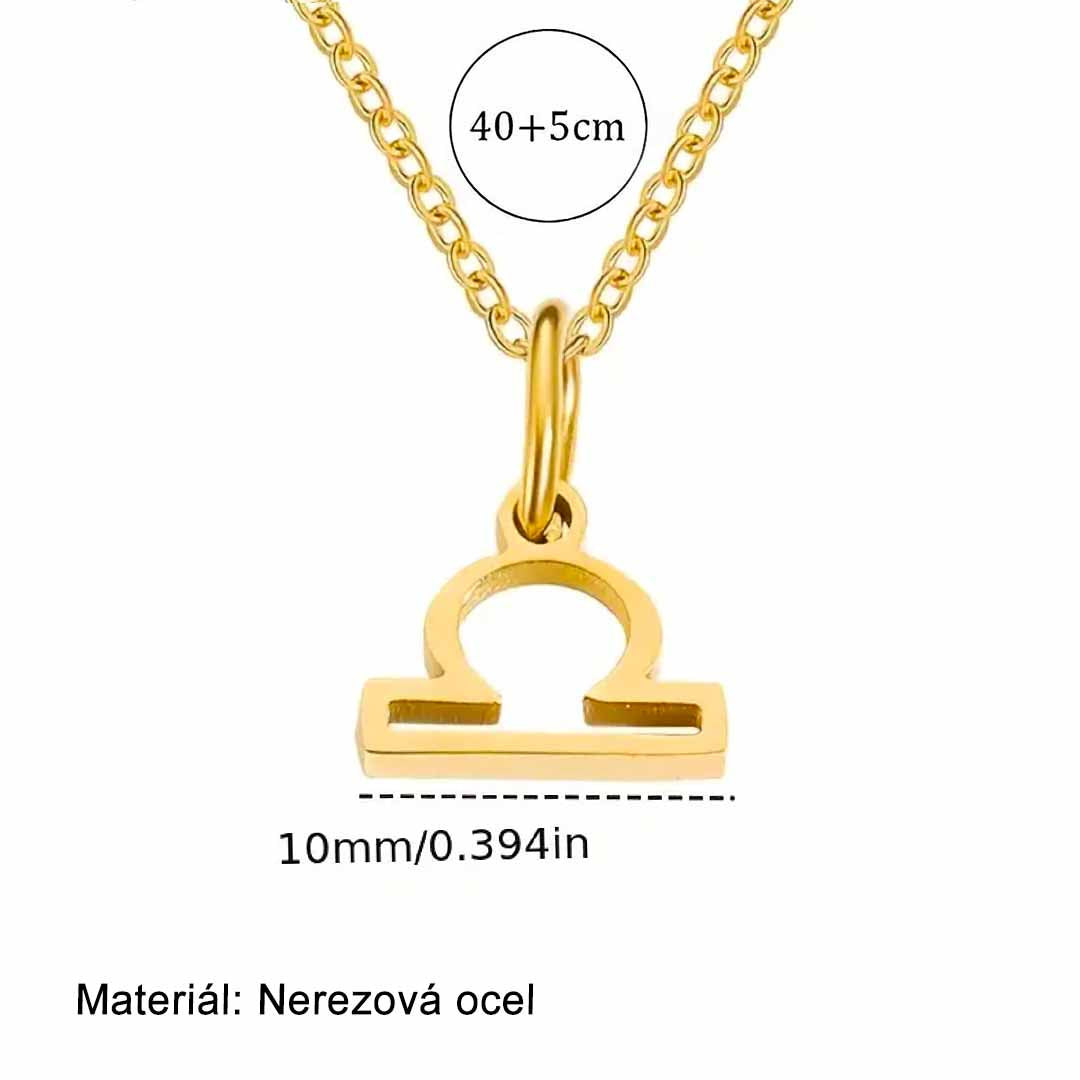 Sternzeichen-Symbol-Goldkette