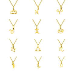 ZODIAC Symbol Zlatý náhrdelník