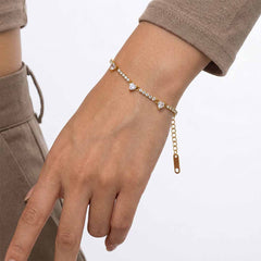 Aura Hearts Tennis Náramek