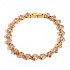 Icy Hearts Tennis Náramek