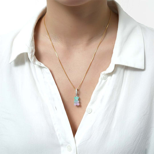 Limitierte Auflage: Lila Teddybär-Anhänger