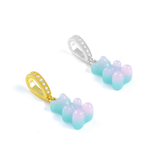 Limitierte Auflage: Blauer Teddybär-Anhänger