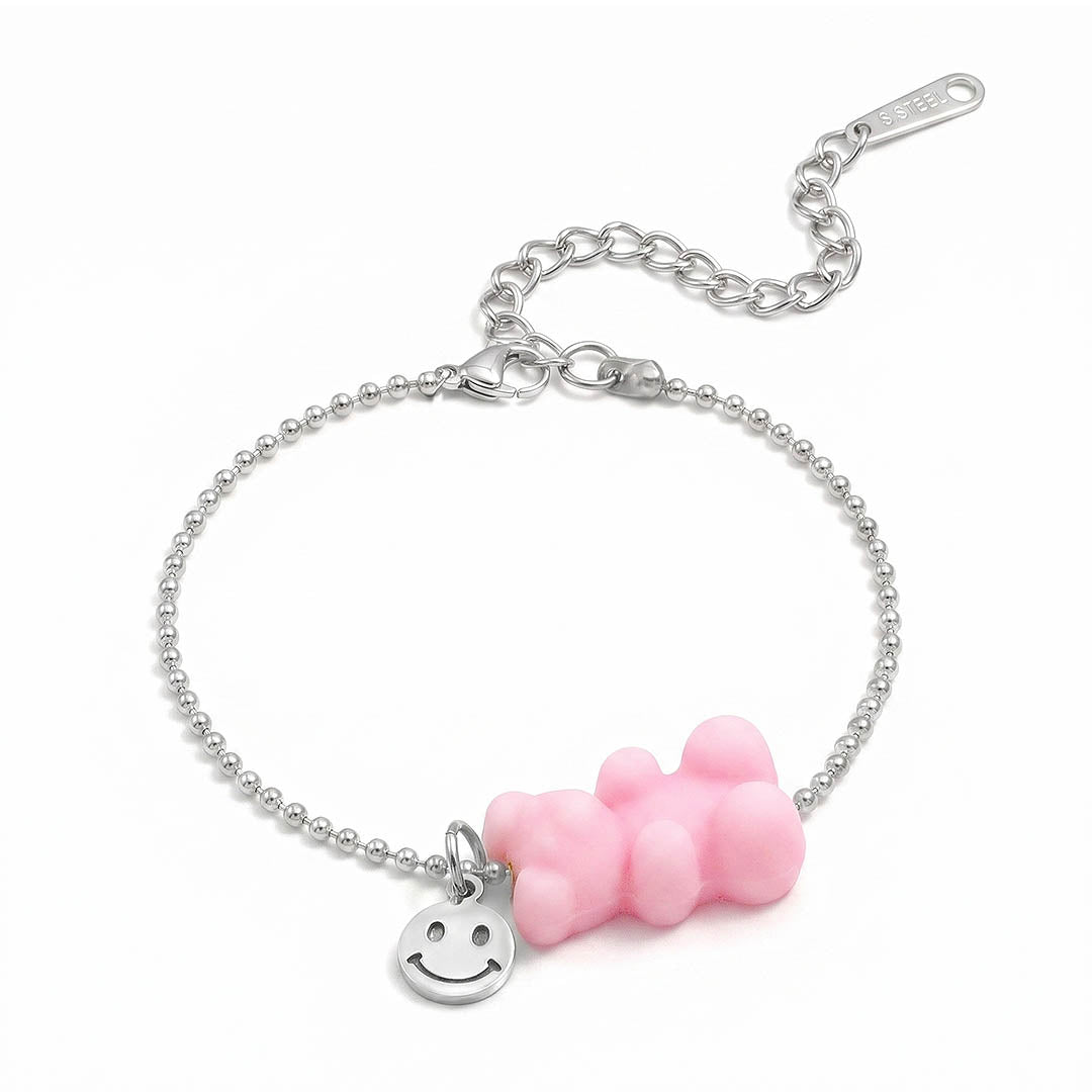 Bärenarmband Roségold Silber