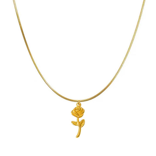 Rozarie Rose Necklace