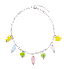 Aqua Charm Rybí Náhrdelník Stříbro