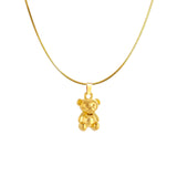 Sitting Teddy Necklace